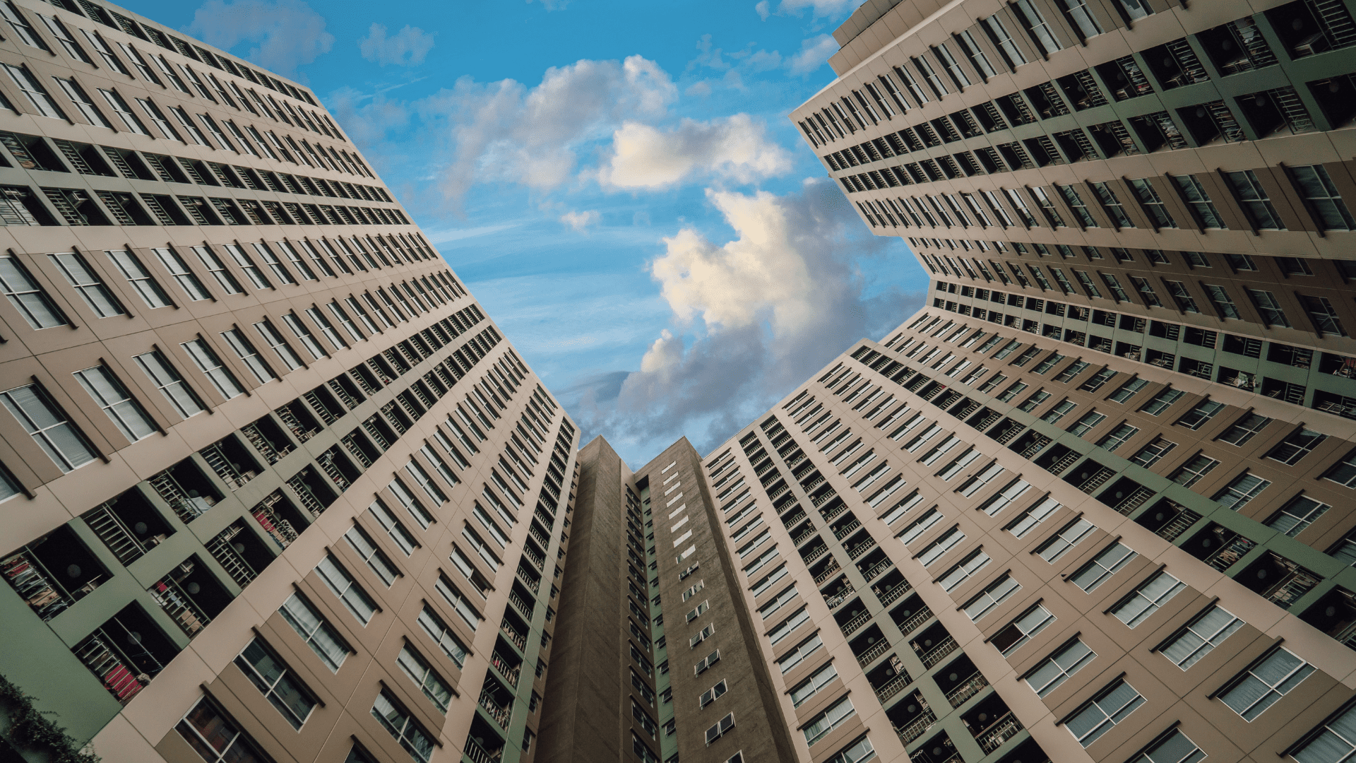Blue Building Illustration