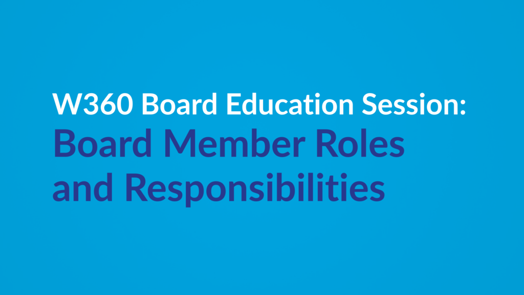 Board Member Message